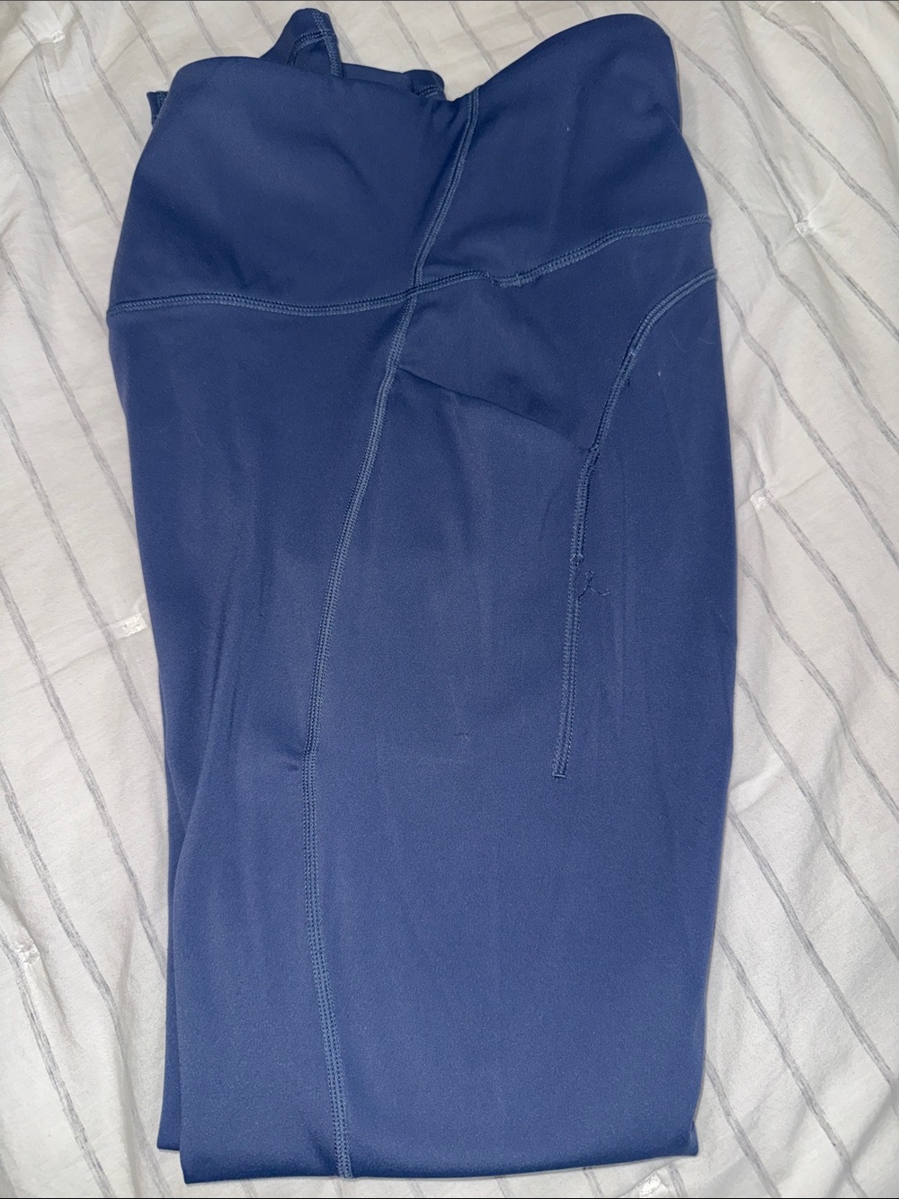 High-Waist Performance Leggings in dusty blue